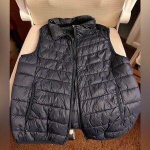 Forever 21 Navy puffer vest